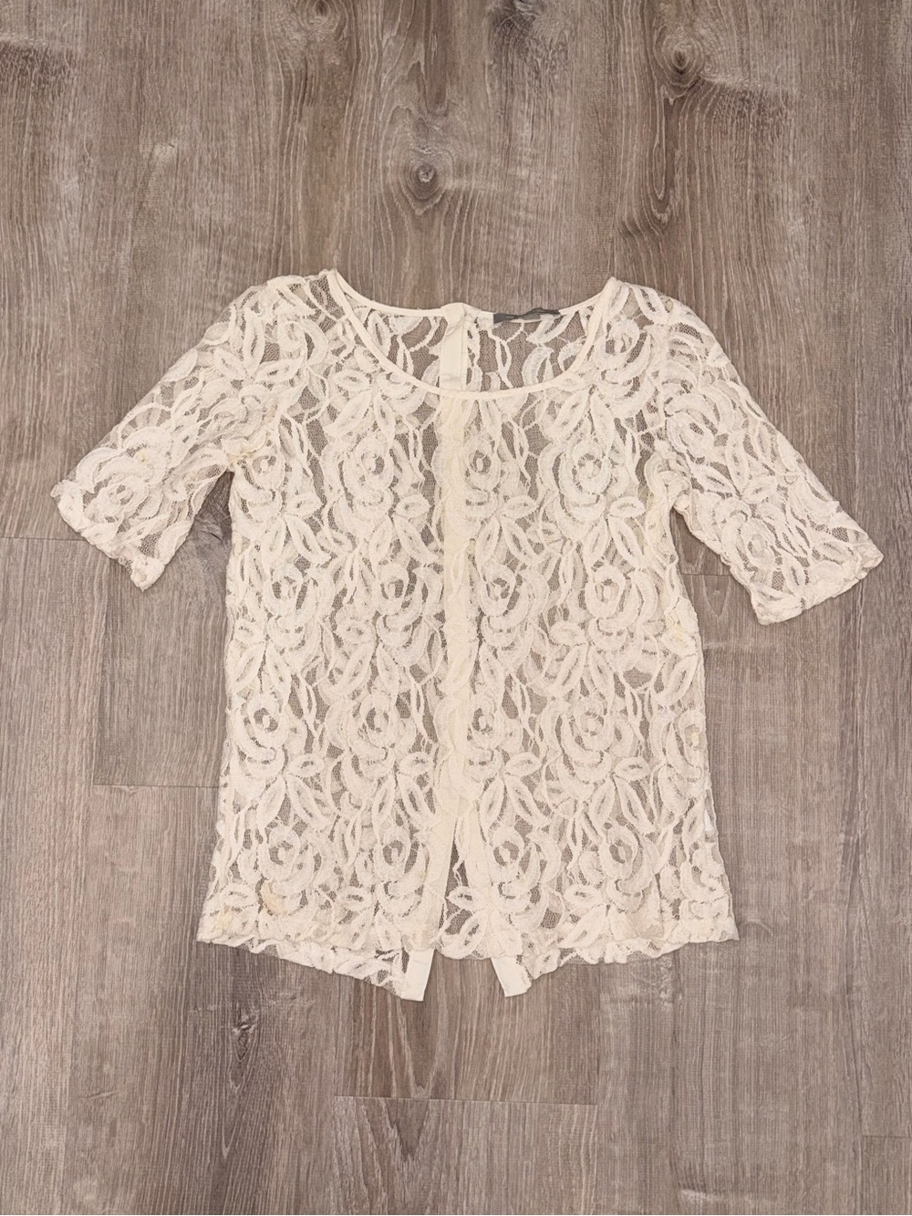 🤍 White Floral Lace Cardigan | Romantic Cottagecore Layering Piece